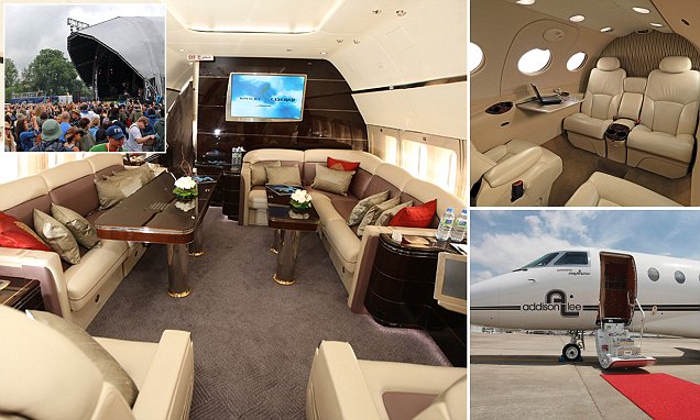 Festival Glastonburry Padat Merayap, Addison Lee Tawarkan Jet Pribadi